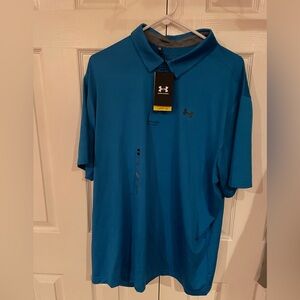 Under Armor Blue Polo new,